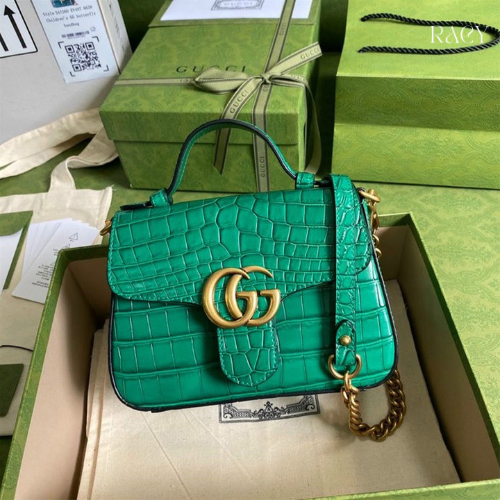 Da cá sấu được Gucci sử dụng làm túi xách